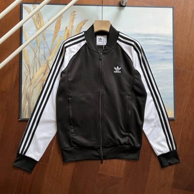 Premium Quality Adidas Jackets Black Classic Style