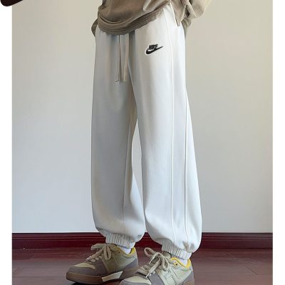 Luxury Nike Trousers White Casual Collection