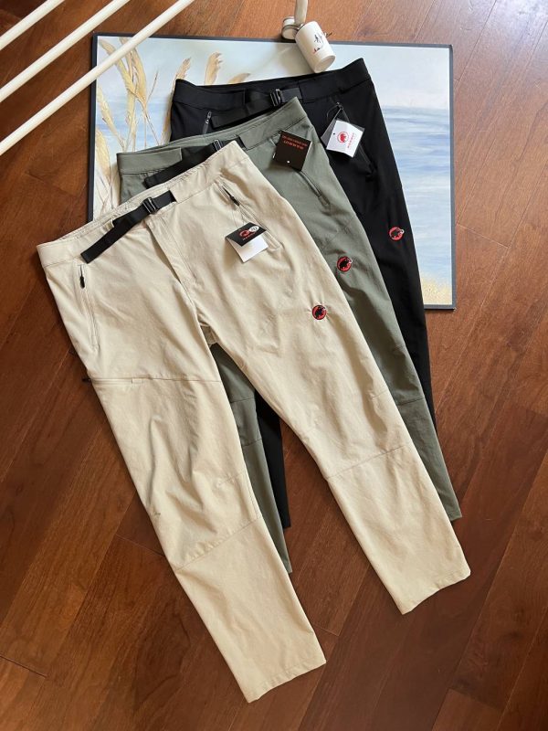 Premium Quality Mammut Pants Black Calf Breathable Collection