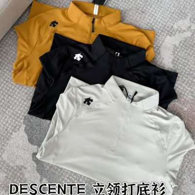 Premium Descente T-Shirts Black Silk Urban Collection