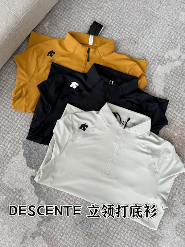 Premium Descente T-Shirts Black Silk Urban Collection