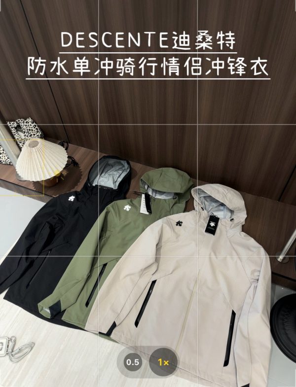 High Quality Descente Jackets Black Luxury