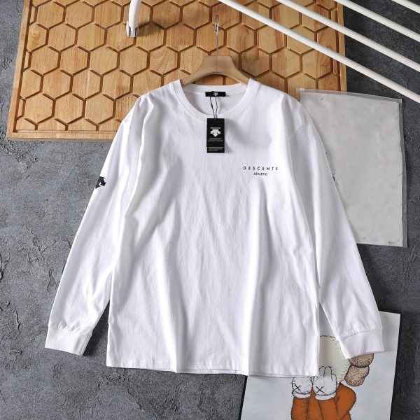 Best Selling Descente Long Sleeves Black Knit Casual Collection