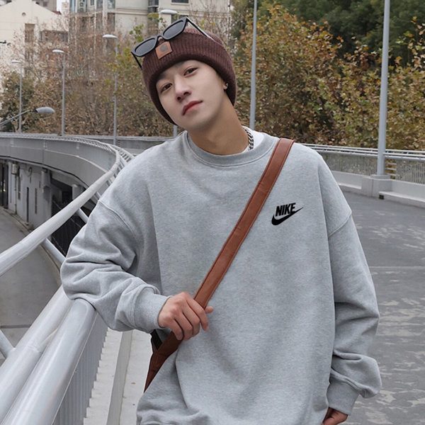 Premium Nike Jackets Gray Casual Style