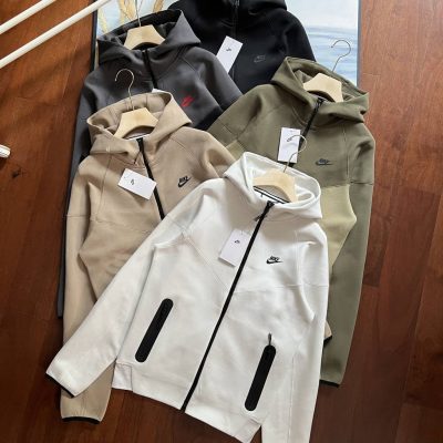 High Quality Nike Coats Black Fleece Casual Luxury
