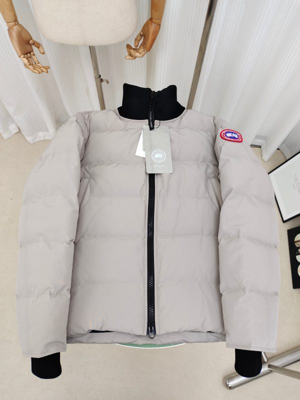 Luxury Canada Goose Down Jackets Black Monogram Style