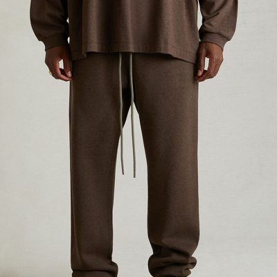 High Quality Fear Of God Sweatpants Black Nylon Logo Luxury