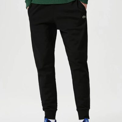 Luxury Lacoste Sweatpants Black Cotton Casual Collection