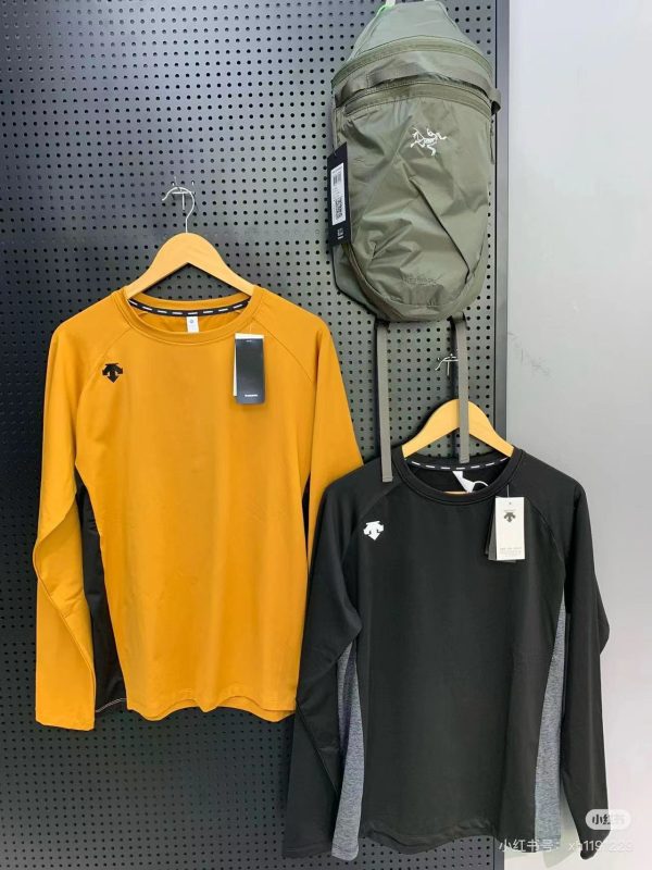 Premium Quality Descente Long Sleeves Orange Breathable Collection