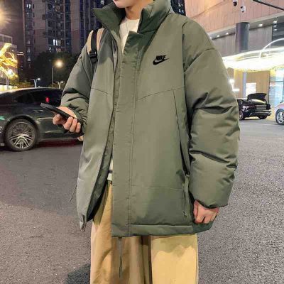 Luxury Nike Cotton-Padded Clothes Green Classic Luxury