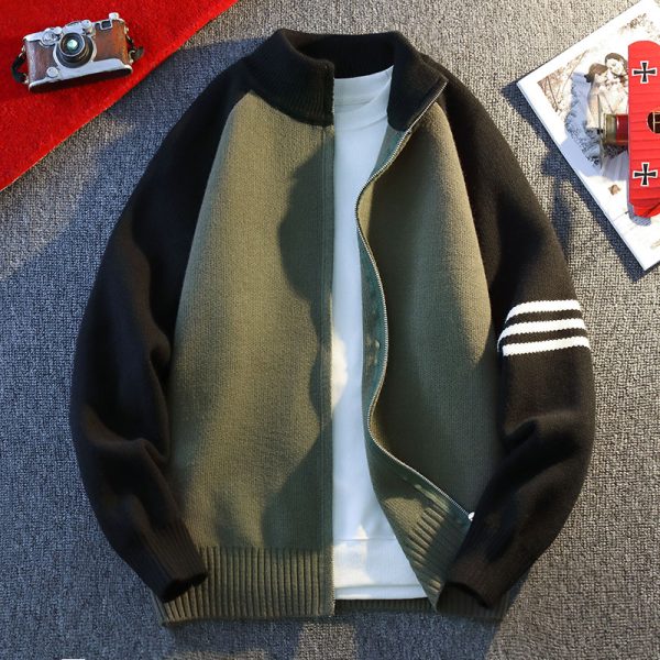 Best Selling Thom Browne Jackets Green Wool Logo Collection
