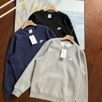 Premium Nike Sweatshirts Black Fleece Logo Luxury