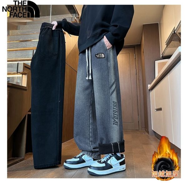 Premium Quality The North Face Pants Black Fleece Washed Collection