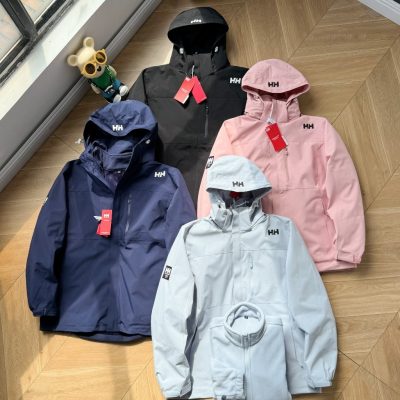 Premium Helly Hansen Jacket Silver Fleece Breathable Luxury