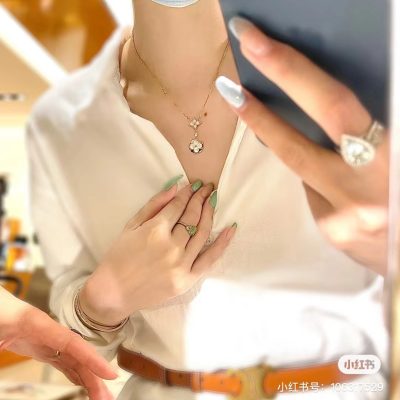 Luxury Louis Vuitton Necklace Silver Collection