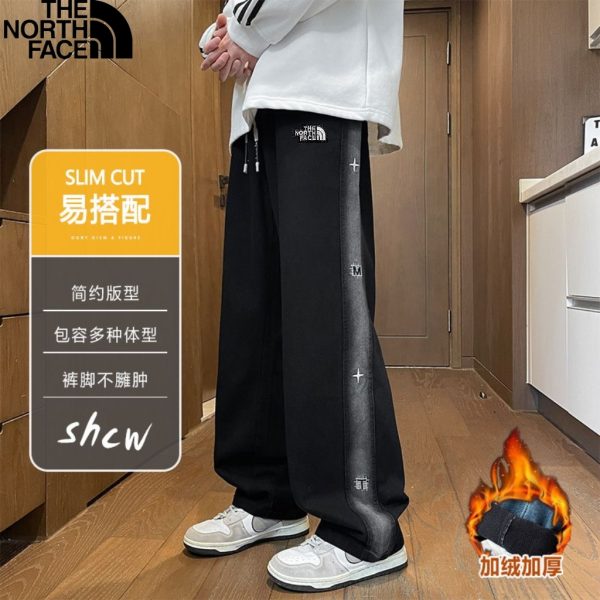Premium Quality The North Face Jeans Black Fleece Washed Luxury