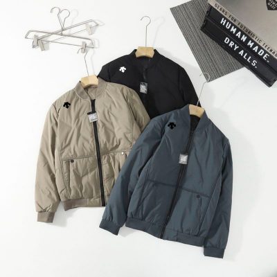 Premium Descente Down Jackets Black Cotton Collection
