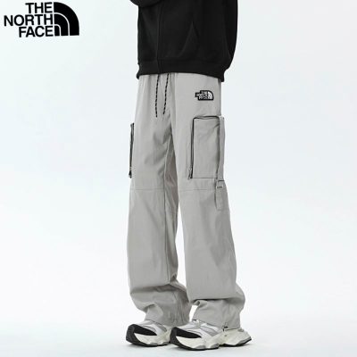 Premium Quality The North Face Trousers Gray Casual Style