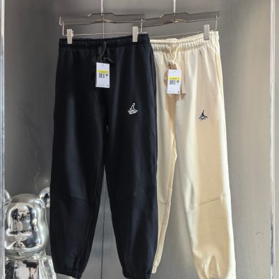 Premium Jordan Pants Black Cotton Classic Style