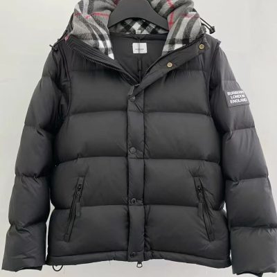 Best Selling Burberry Down Jackets Black Vintage Luxury
