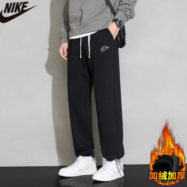 Luxury Nike Casual Pants Black Fleece Casual Collection