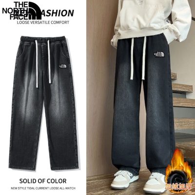 High Quality The North Face Trousers Black Fleece Washed Collection