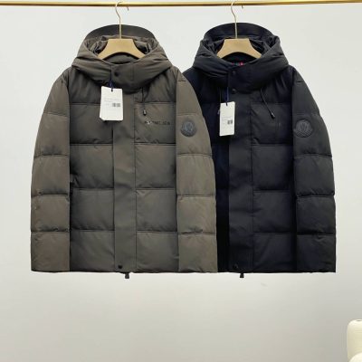 Premium Quality Moncler Down Jacket Black Nylon Collection