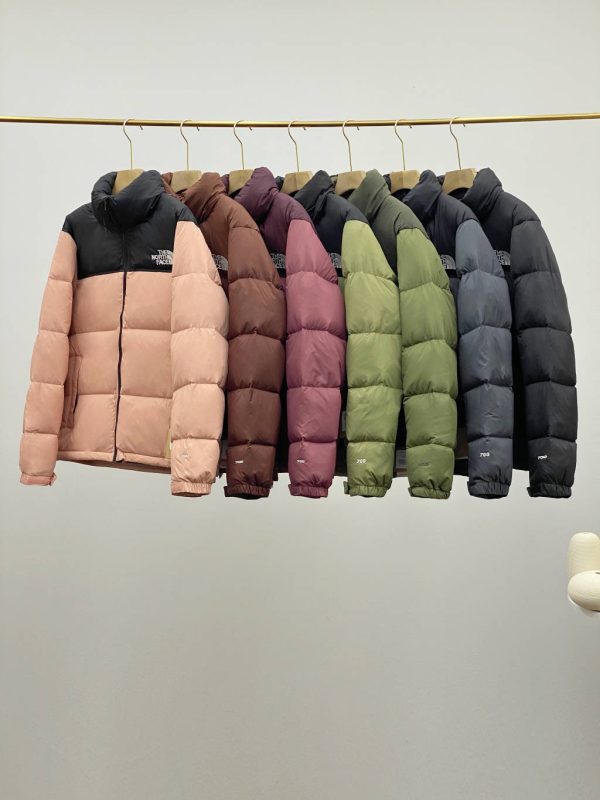 Premium Quality The North Face Down Jackets White Retro Style