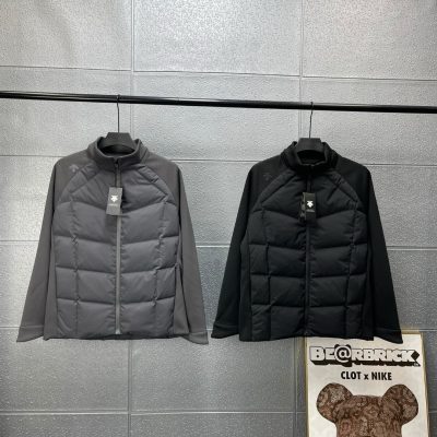 Premium Descente Down Jackets Black Fleece Casual Style