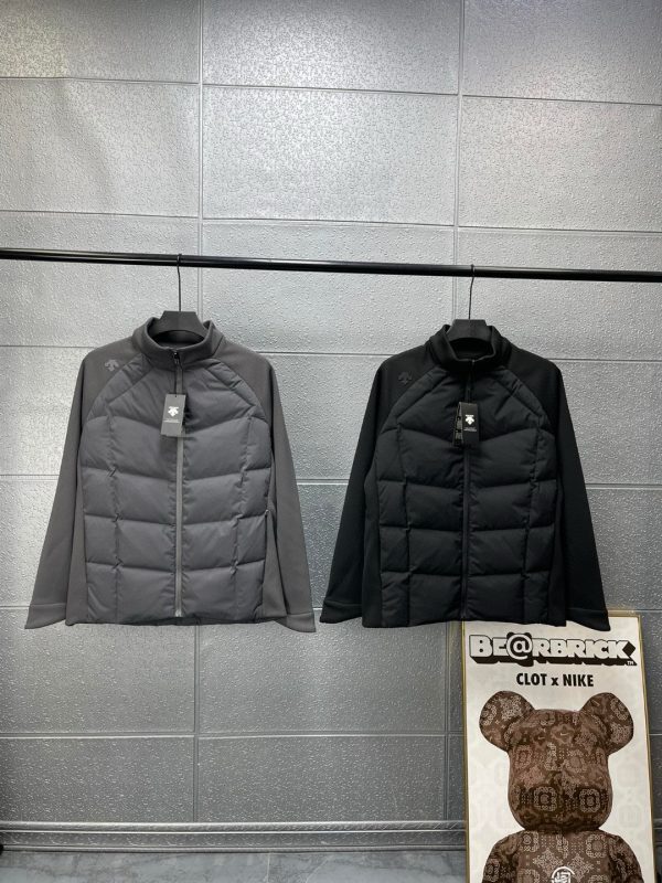 Premium Descente Down Jackets Black Fleece Casual Style