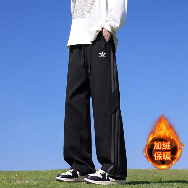Premium Quality Balenciaga Casual Pants Black Fleece Casual Collection