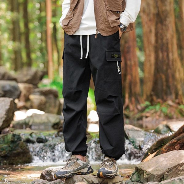 Best Selling Stone Island Casual Pants Black Casual Luxury