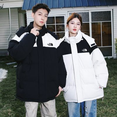 Luxury The North Face Cotton-Padded Clothes Black Classic Style