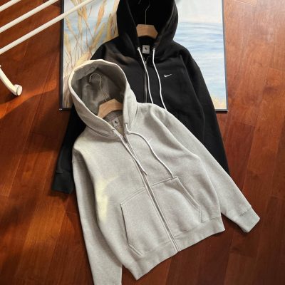 High Quality Nike Jackets Black Fleece Classic Luxury