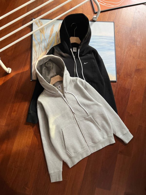 High Quality Nike Jackets Black Fleece Classic Luxury