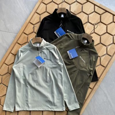 Premium Quality Columbia Sweatshirts Black Cashmere Logo Luxury