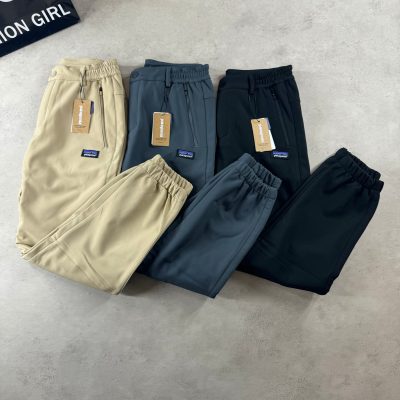 Luxury Patagonia Cropped Pants Black Fleece Style