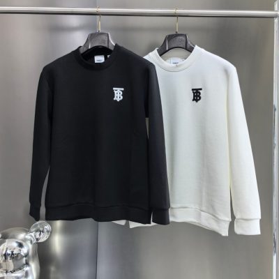 Luxury Burberry Hoodie Black Classic Style