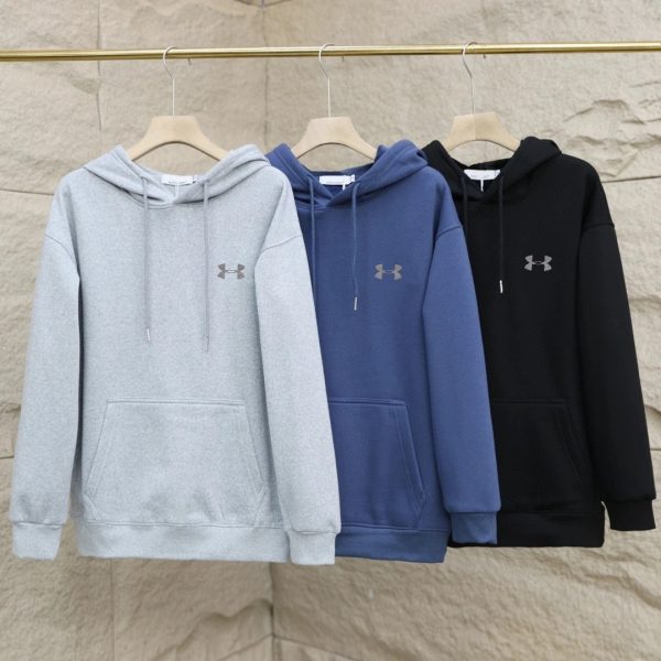 Best Selling Under Armour Long Sleeves Black Cotton Logo Style