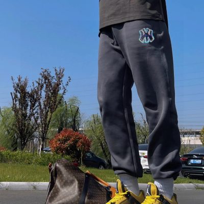 Best Selling Balenciaga Sweatpants Gray Fleece Classic Collection