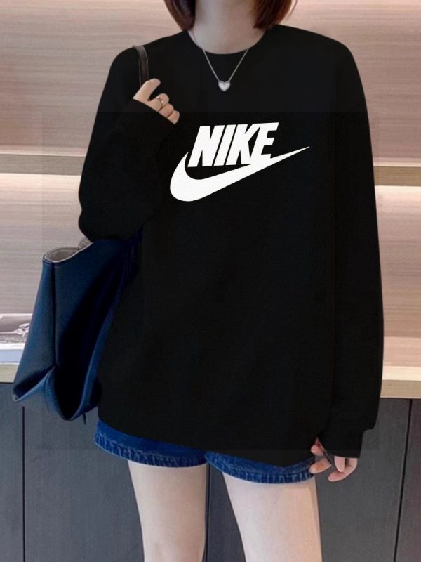 High Quality Nike Hoodie Silver Logo Luxury