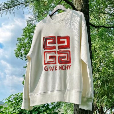 Luxury Givenchy Sweatshirts Red Logo Collection