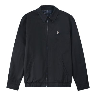 Premium Quality Ralph Lauren Jacket Black Classic Luxury