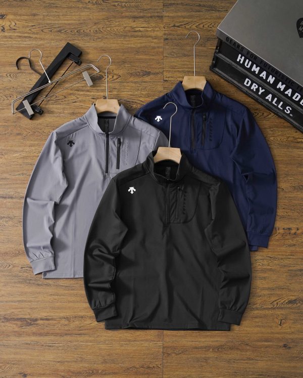Premium Descente Long Sleeves Black Breathable Style