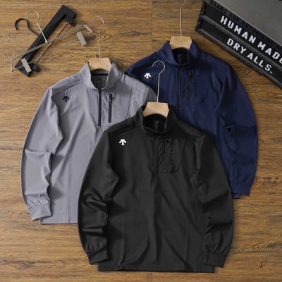 Premium Descente Long Sleeves Black Breathable Style