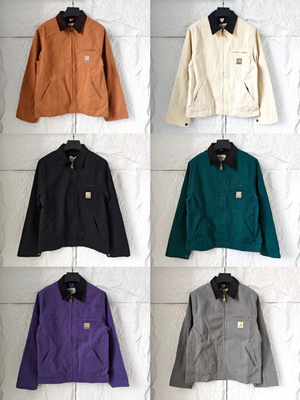 Best Selling Carhartt Coats Gray Canvas Washed Collection
