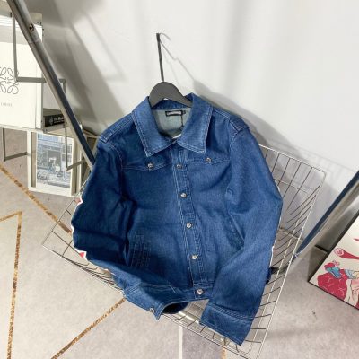 Premium Quality Chrome Hearts Jackets Red Leather Embroidered Luxury