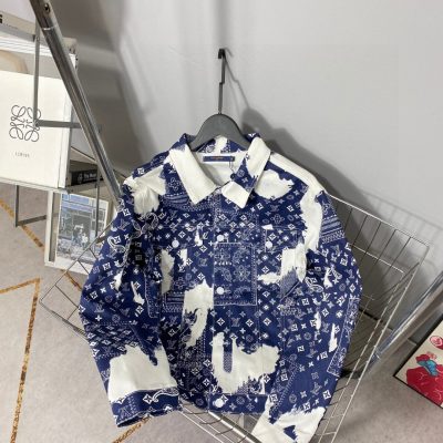 Best Selling Louis Vuitton Jackets Sky Denim Print Collection