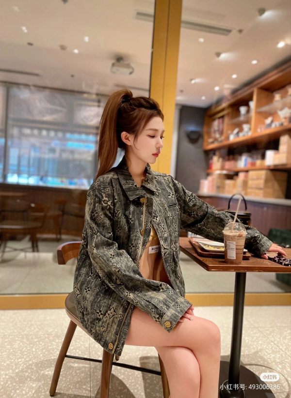 Premium Quality Louis Vuitton Skirts Yellow Denim Vintage Collection