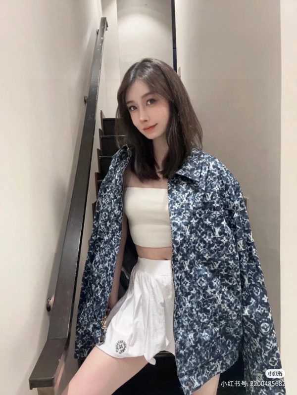 Premium Louis Vuitton Coats Denim Monogram Collection